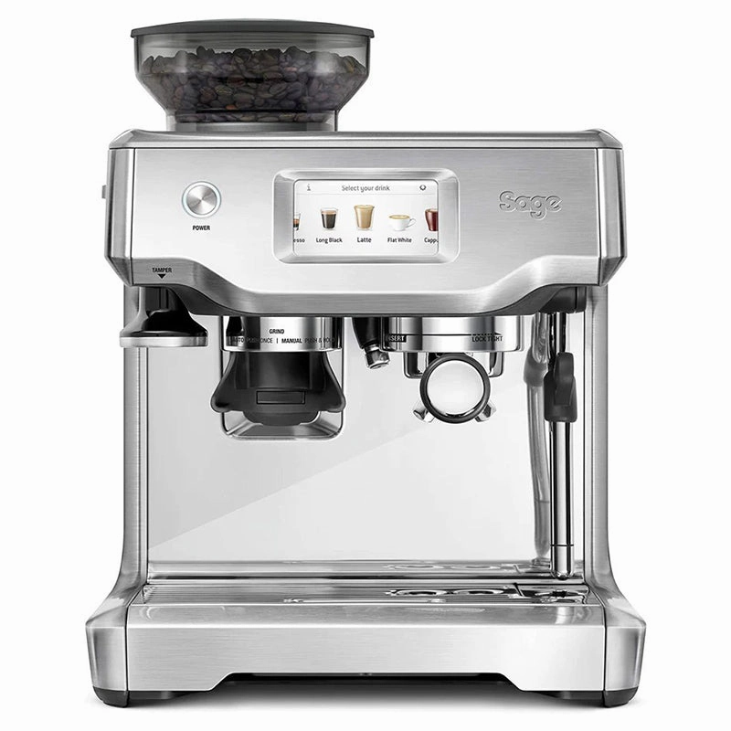 Sage The Barista Touch Bean to Cup Coffee Machine - Brushed Stainless Steel | SES880BSS2GUK