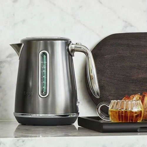 Sage The Soft Top Luxe 1.7L 2400W Kettle - Black Stainless Steel | SKE735BST4GUK1