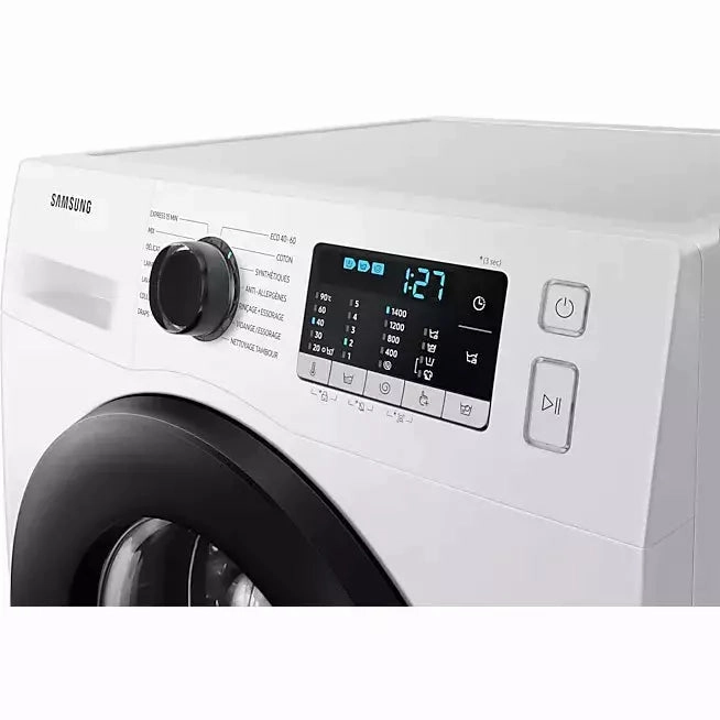 Samsung 11KG 1400 Spin Series 5 Ecobubble & SpaceMax Freestanding Washing Machine - White | WW11BGA046AEEU