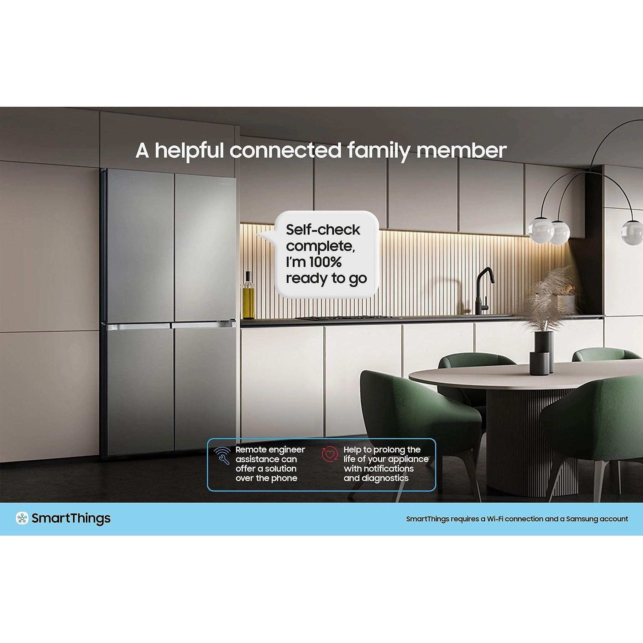 Samsung 614L American Freestanding Fridge Freezer - Black DOI | RS90F66BEFEU