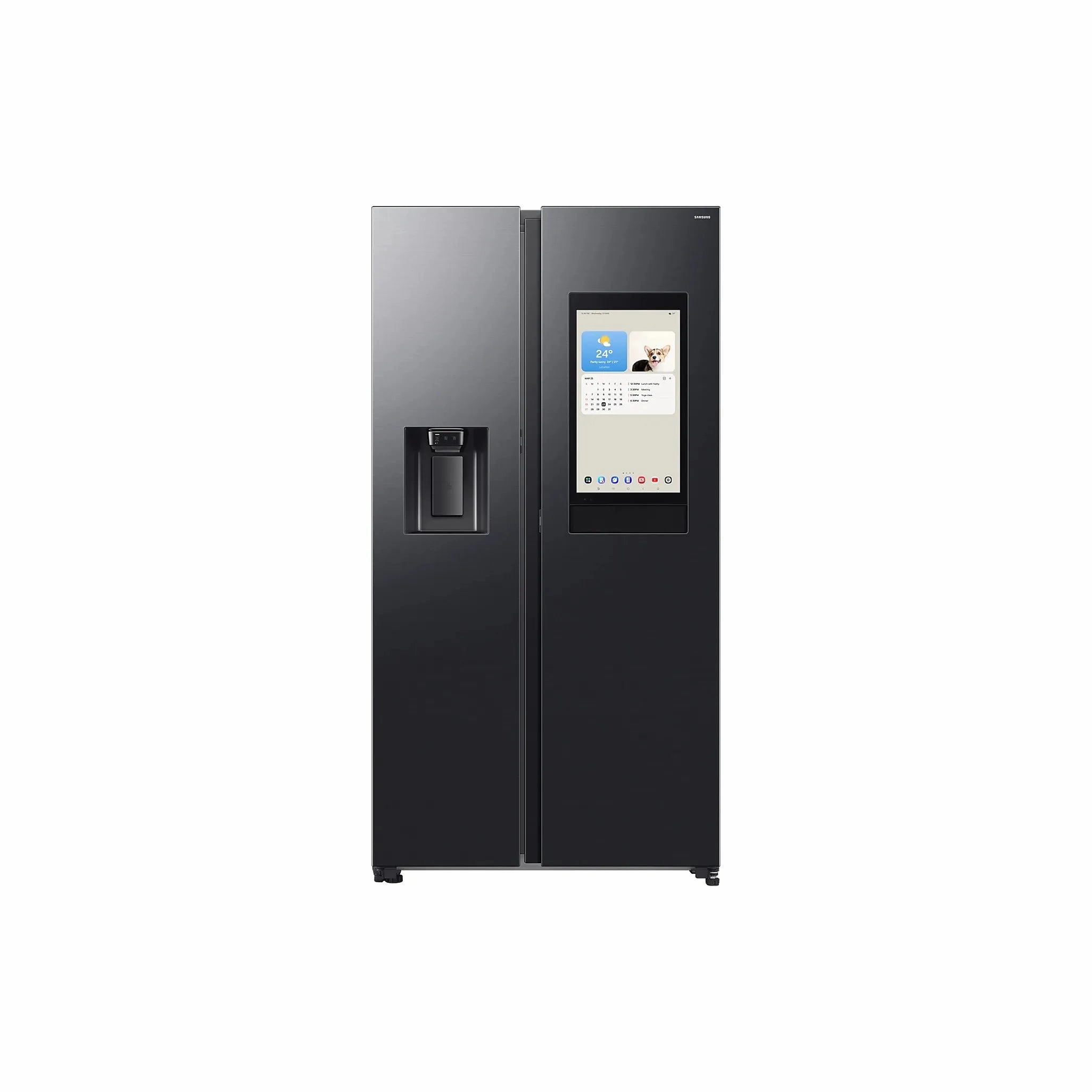Samsung 614L American Freestanding Fridge Freezer - Black DOI | RS90F66BEFEU