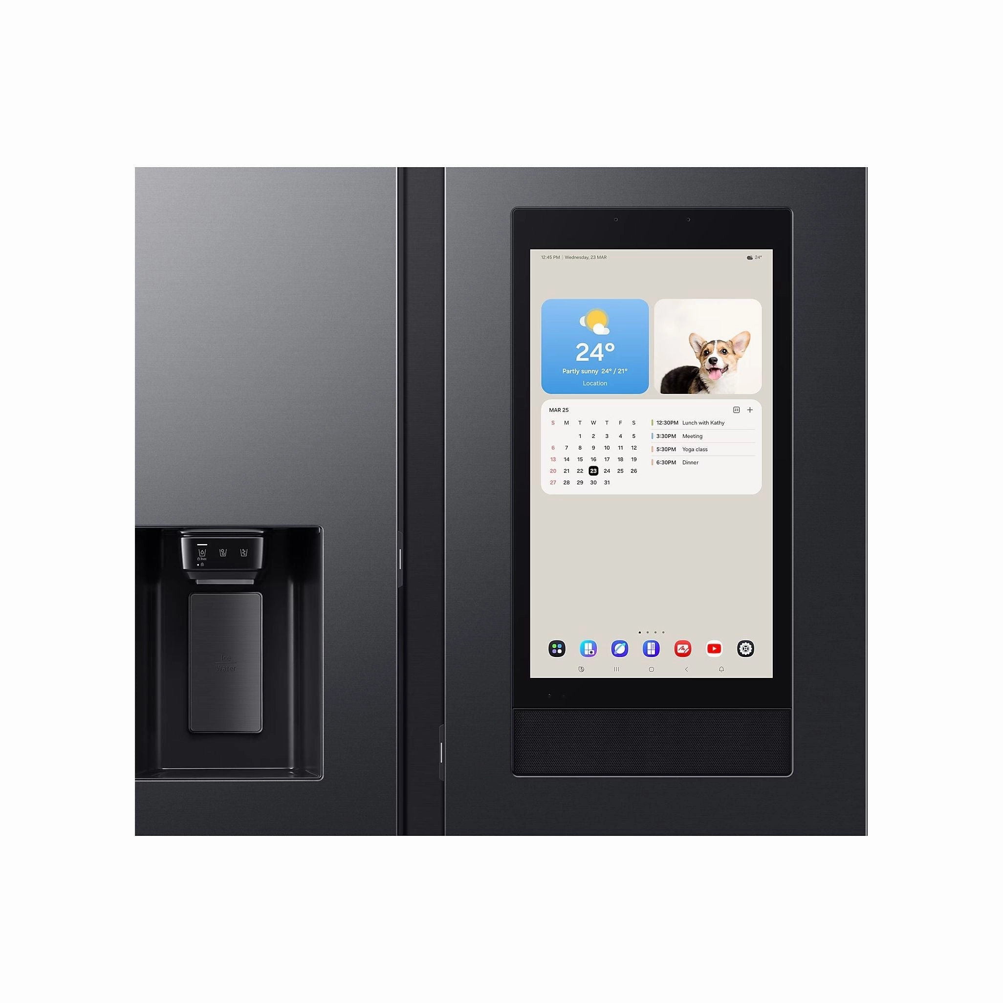 Samsung 614L American Freestanding Fridge Freezer - Black DOI | RS90F66BEFEU