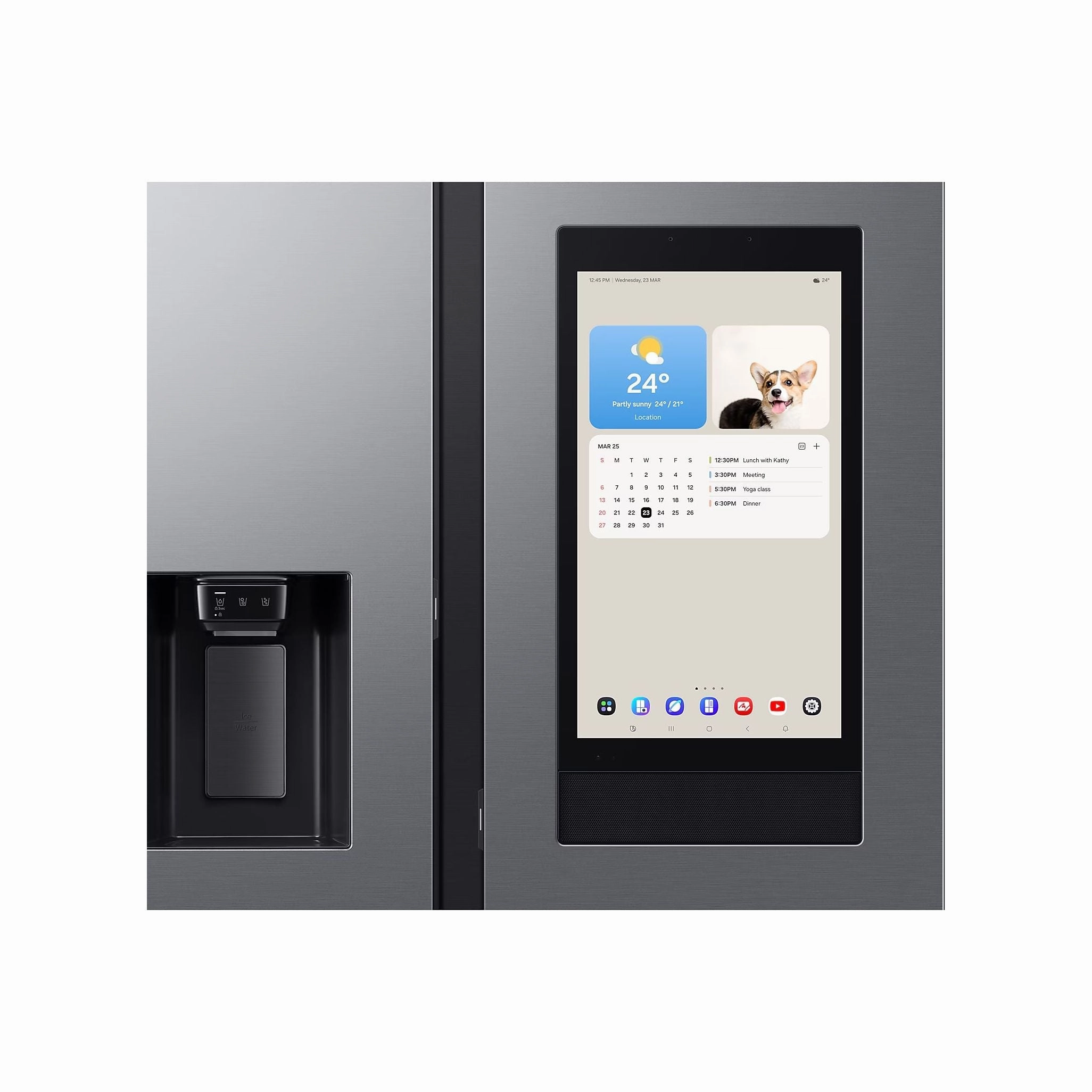 Samsung 614L American Freestanding Fridge Freezer - Sliver | RS90F66BETEU