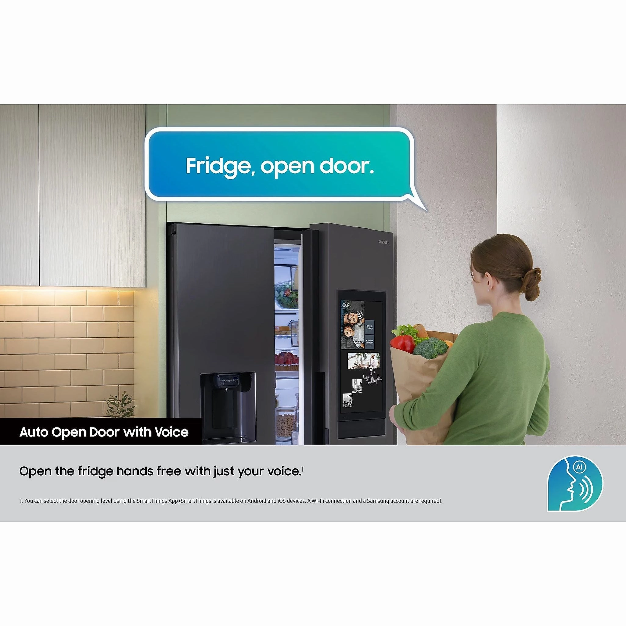 Samsung 614L American Freestanding Fridge Freezer - Sliver | RS90F66BETEU
