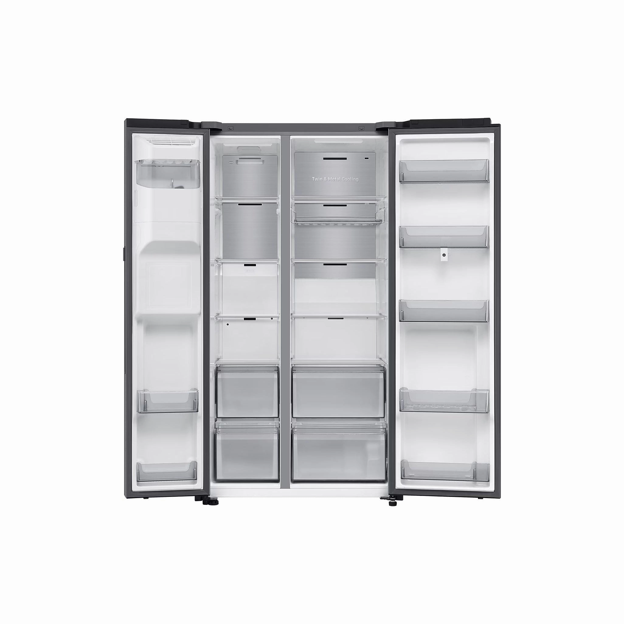 Samsung 614L American Freestanding Fridge Freezer - Sliver | RS90F66BETEU