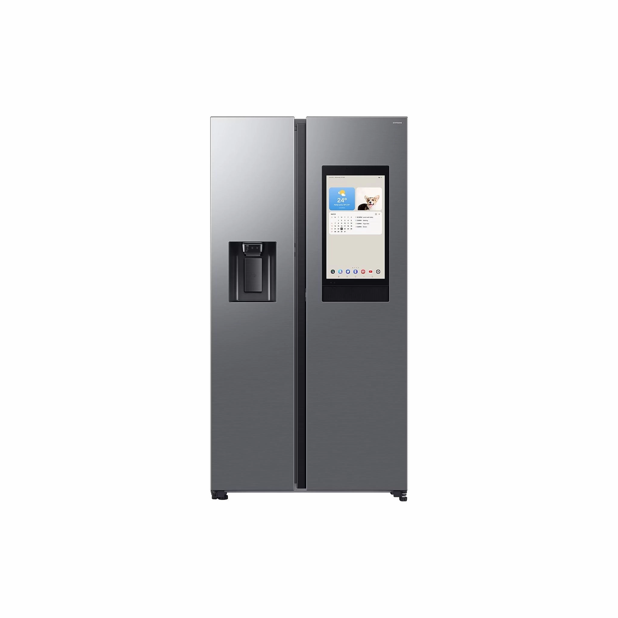 Samsung 614L American Freestanding Fridge Freezer - Sliver | RS90F66BETEU