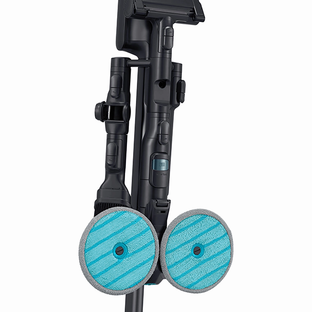 Samsung Jet 95 Pro Cordless Stick Vacuum Cleaner. Max 210W Suction Power with Spray Spinning Sweeper Black Chrometal | VS20C9547TB/EU