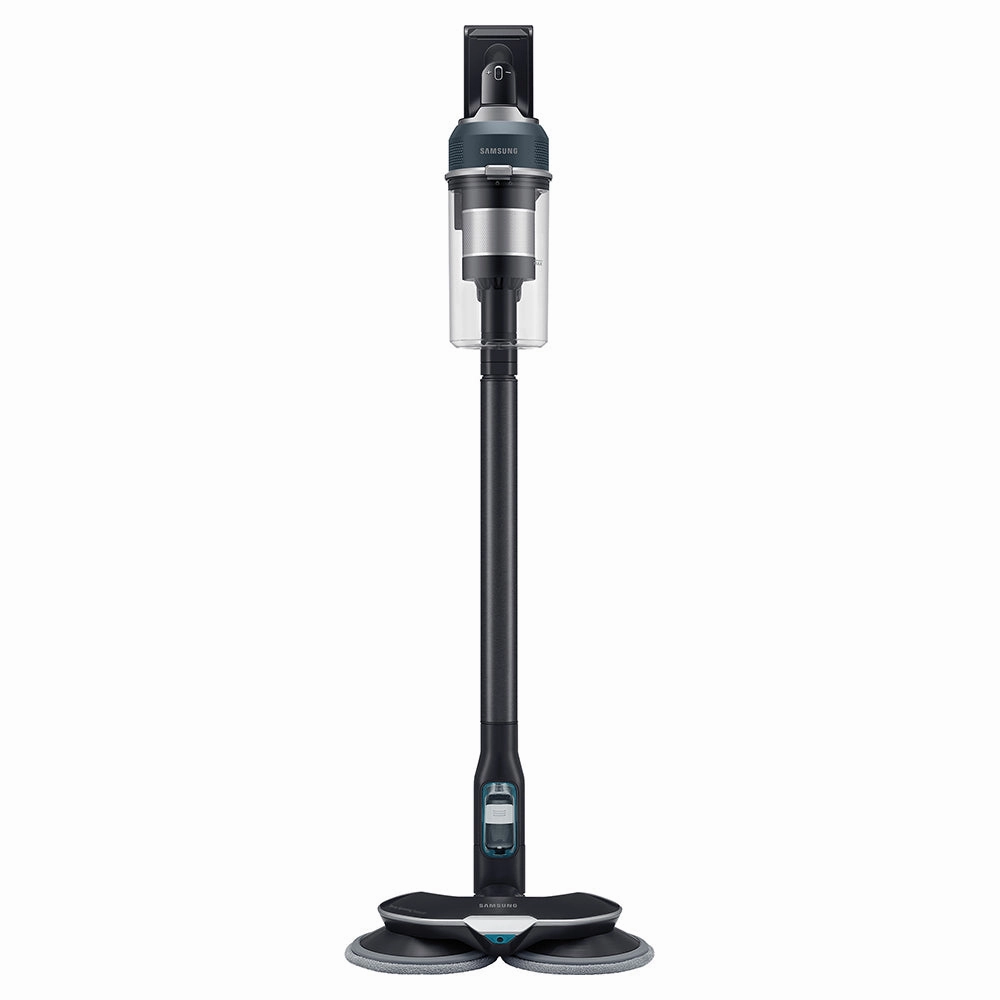 Samsung Jet 95 Pro Cordless Stick Vacuum Cleaner. Max 210W Suction Power with Spray Spinning Sweeper Black Chrometal | VS20C9547TB/EU