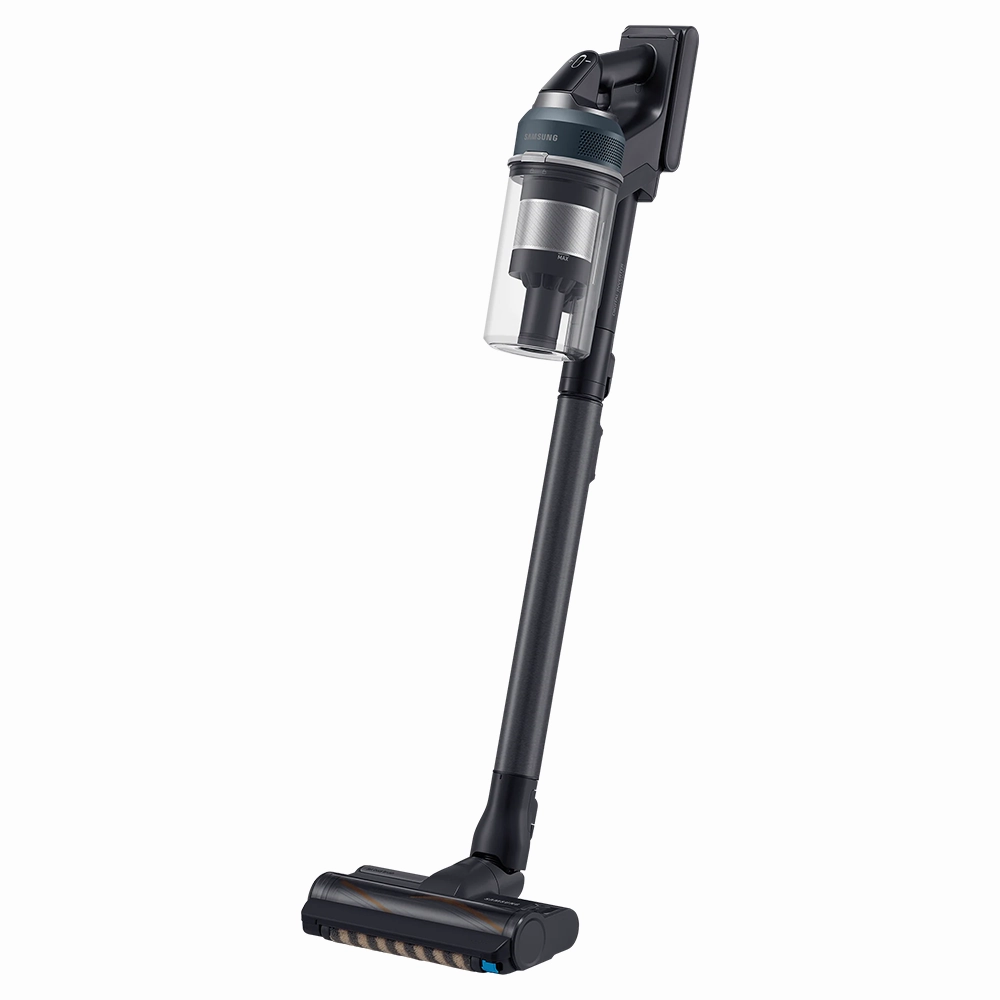 Samsung Jet 95 Pro Cordless Stick Vacuum Cleaner. Max 210W Suction Power with Spray Spinning Sweeper Black Chrometal | VS20C9547TB/EU