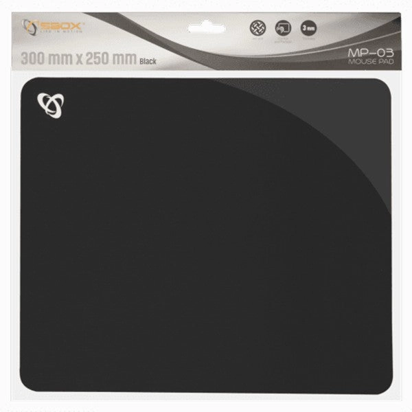 Sbox Mouse Pad - Black | MP-03B