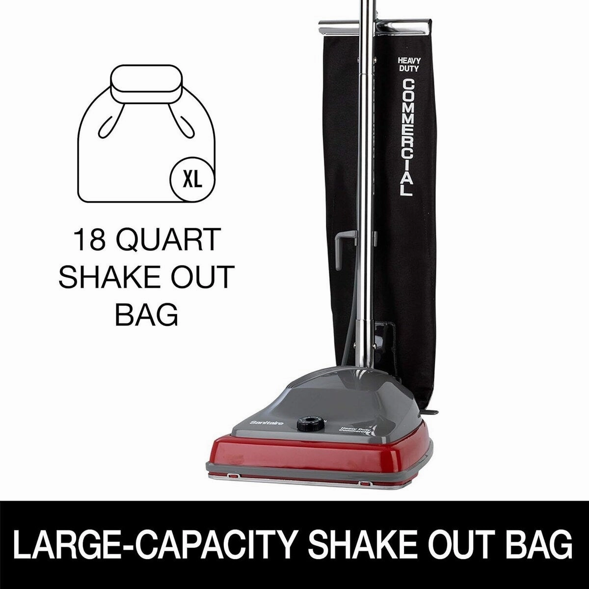 SC679K Upright Vacuum 12 In Cleaning Path