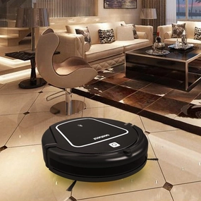 Seebest Smart Household Robotic Vacuum Cleaner Self-Charging with Water Tank and Wet/Dry Mop