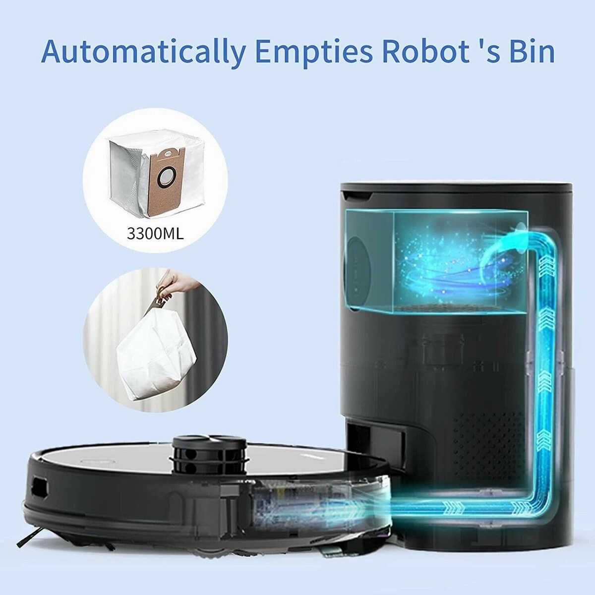 Self-Emptying Robot Vacuum with Lidar Navigation