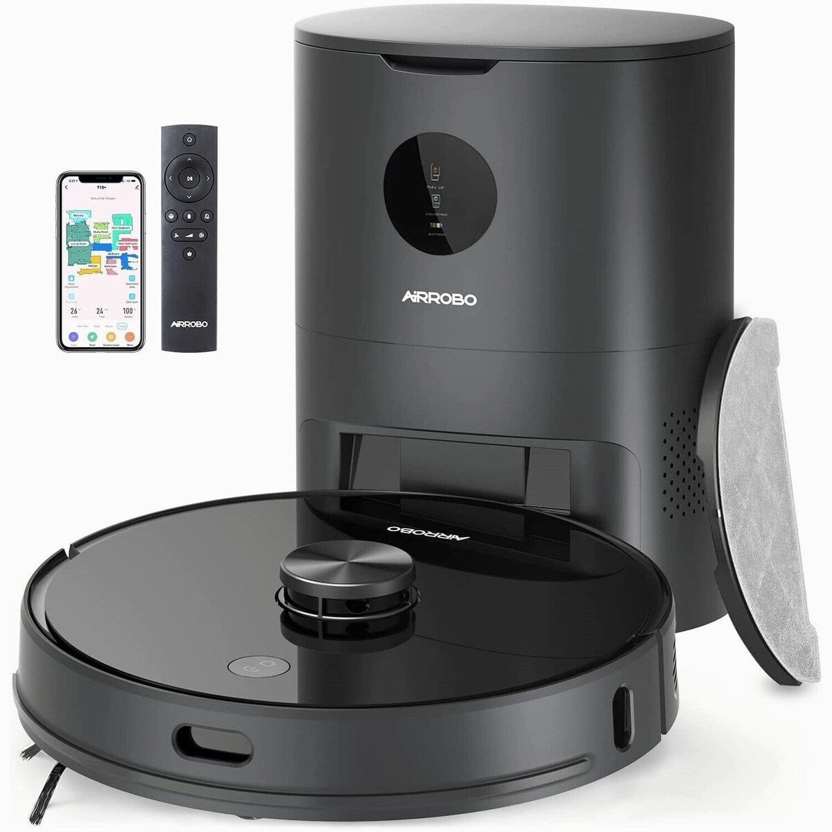 Self-Emptying Robot Vacuum with Lidar Navigation
