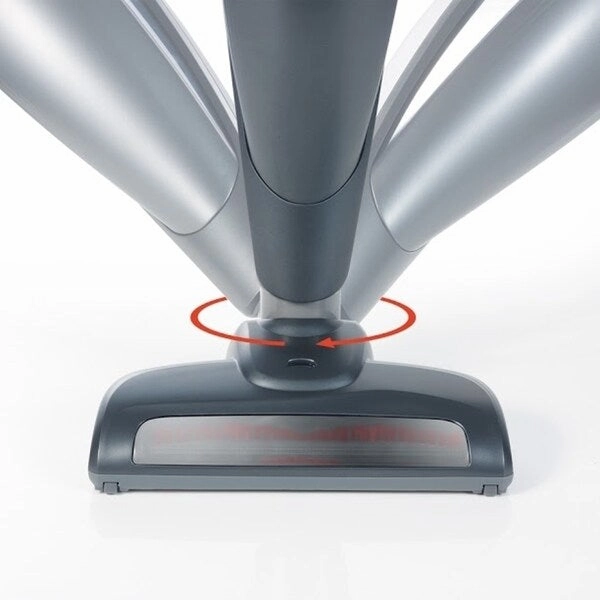 Severin Germany 2 in 1 Upright And Cordless Handheld Bagless Vacuum Cleaner (Platinum Grey/Red)