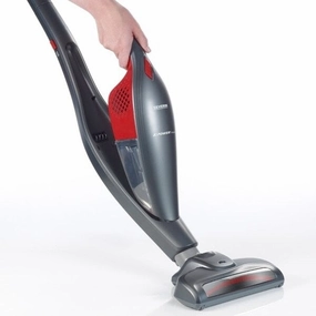 Severin Germany 2 in 1 Upright And Cordless Handheld Bagless Vacuum Cleaner (Platinum Grey/Red)