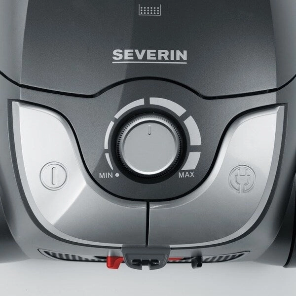 Severin Germany Bagged Canister Vacuum Cleaner (Platinum Grey)