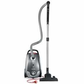 Severin Germany Bagged Canister Vacuum Cleaner (Platinum Grey)