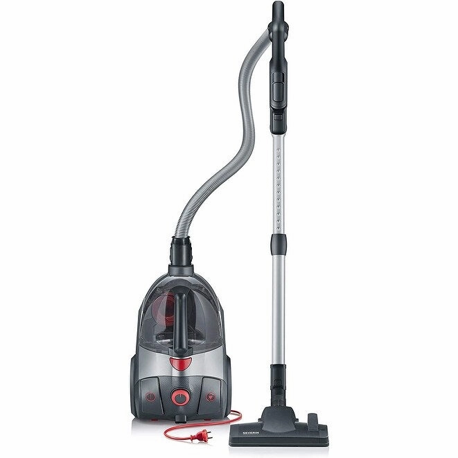 Severin S'Power Extreme Bagless Canister Vacuum Cleaner. Midnight Black