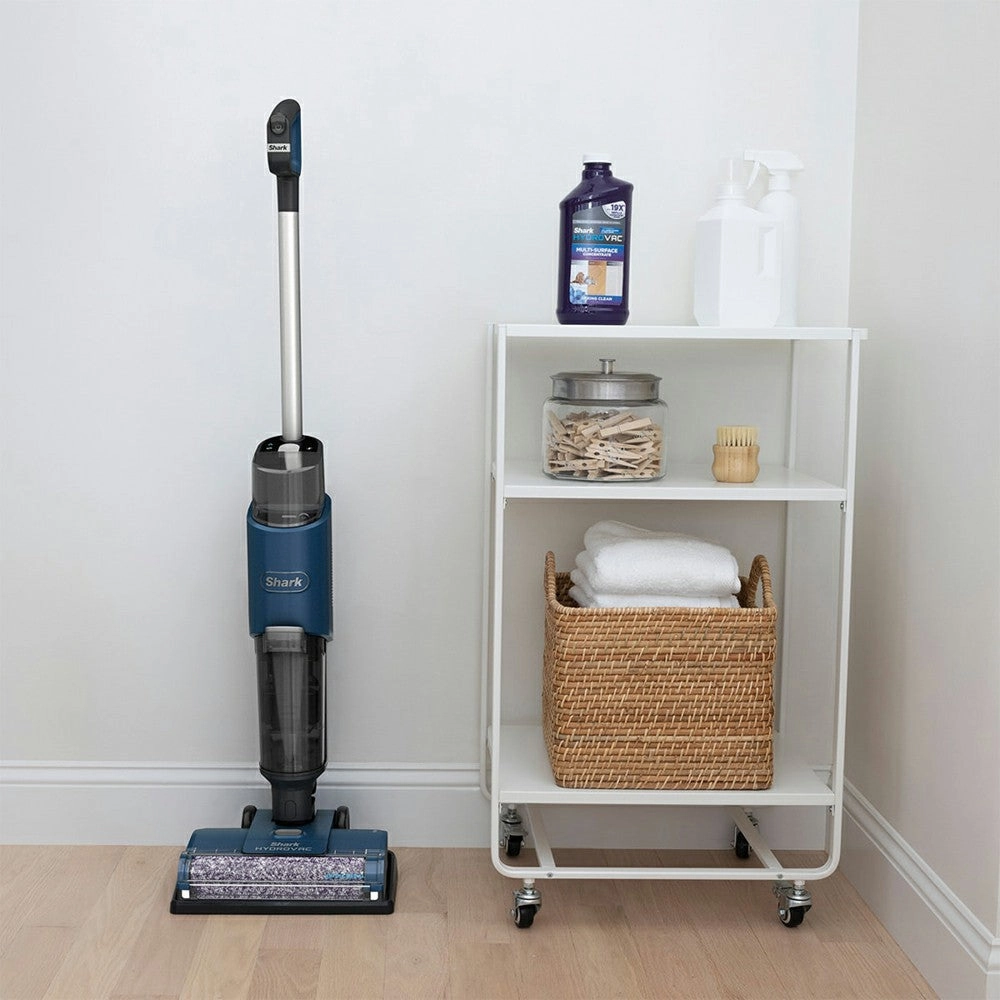Shark 3-in-1 HydroVac Corded Hard Floor Cleaner - Navy Blue | WD110UK