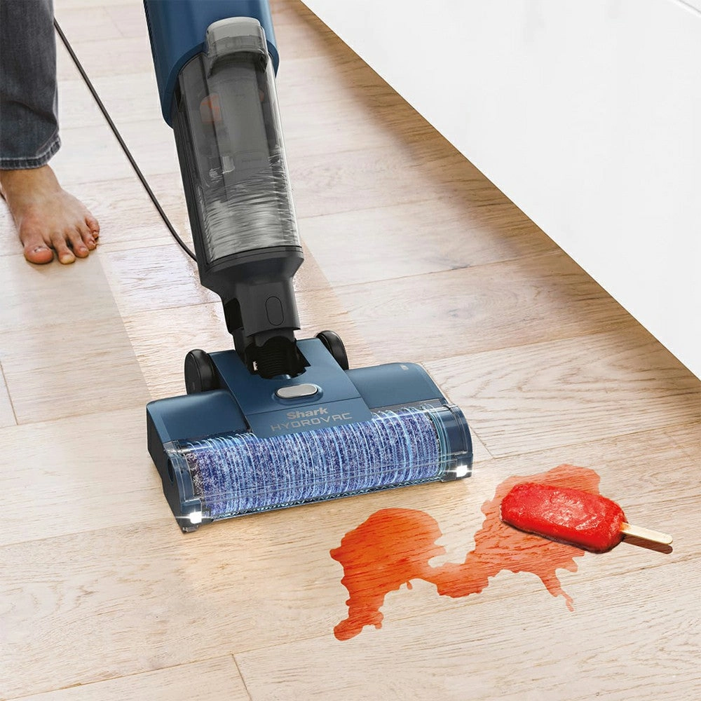Shark 3-in-1 HydroVac Corded Hard Floor Cleaner - Navy Blue | WD110UK