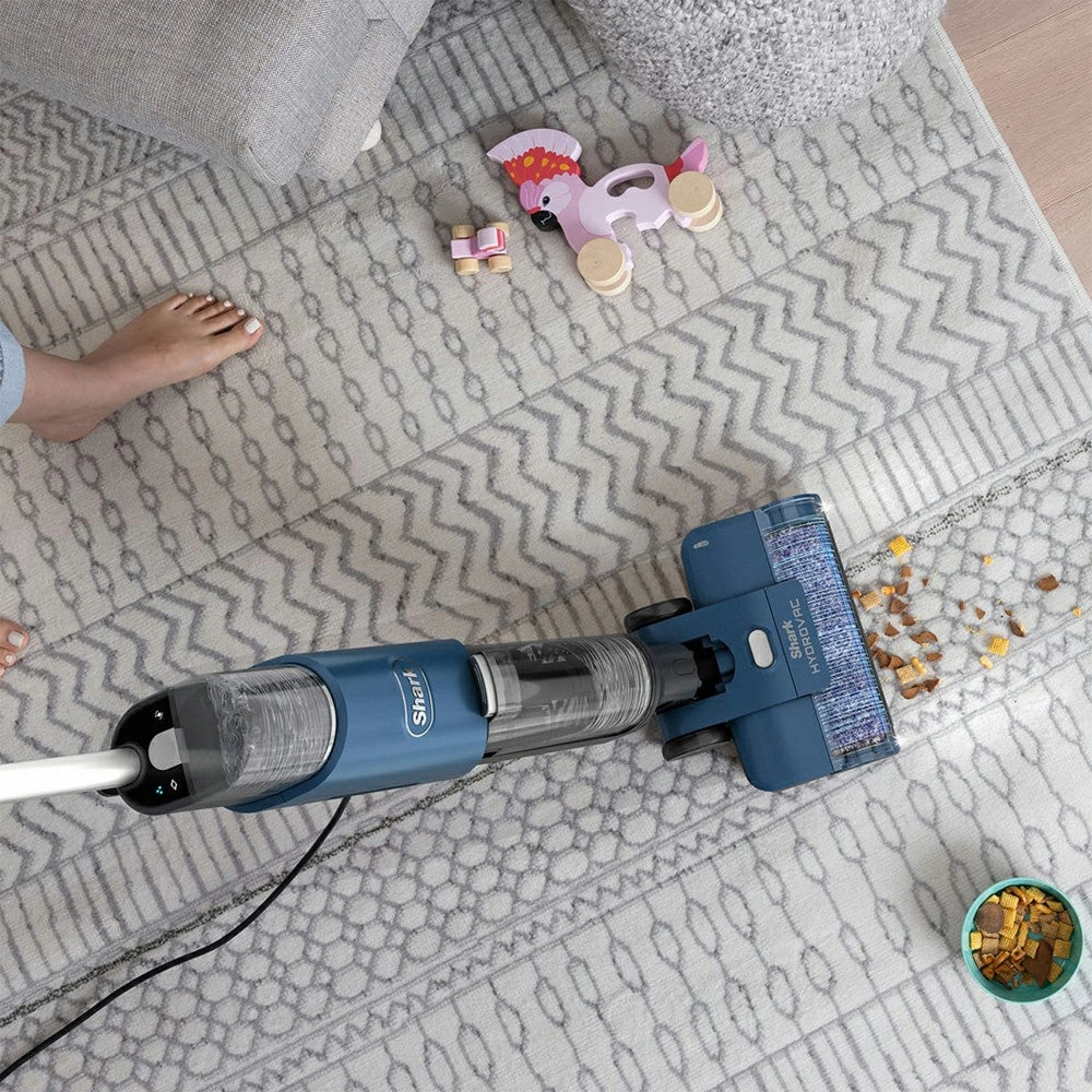 Shark 3-in-1 HydroVac Corded Hard Floor Cleaner - Navy Blue | WD110UK