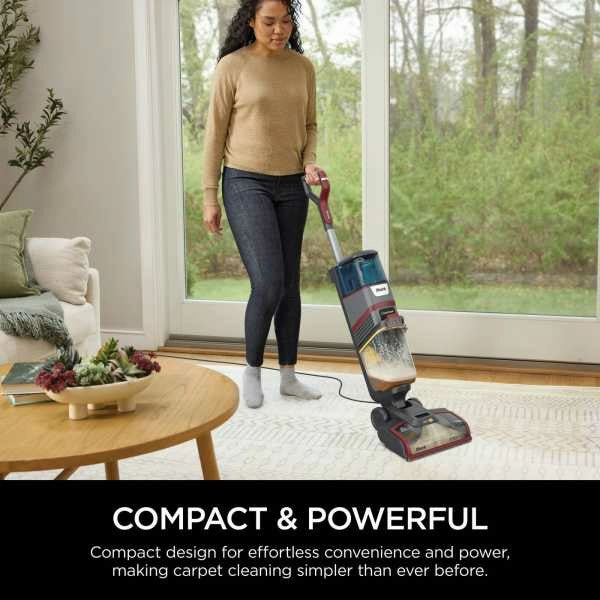 Shark CarpetXpert HairPro Pet Deep Carpet Cleaner - Grey & Burgundy | EX220UK
