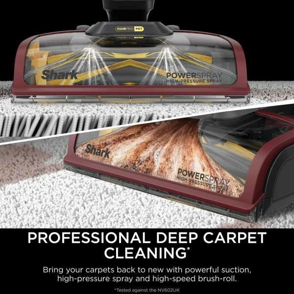Shark CarpetXpert HairPro Pet Deep Carpet Cleaner - Grey & Burgundy | EX220UK