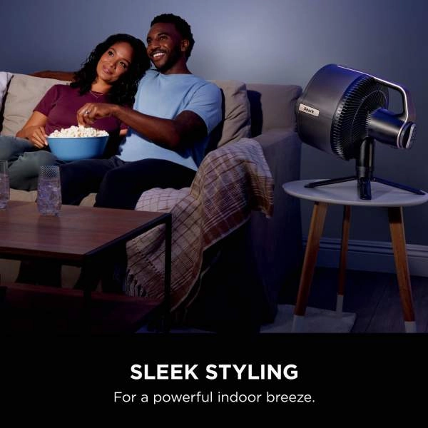 Shark FlexBreeze Pro Indoor & Outdoor Mist Fan - Charcoal Grey | FA300UK