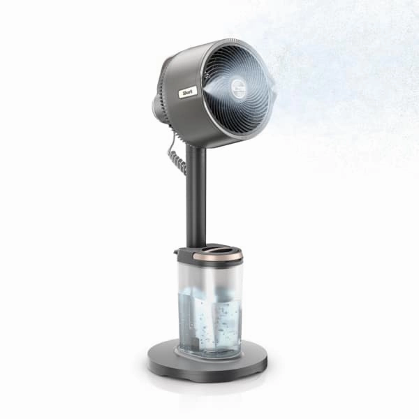 Shark FlexBreeze Pro Indoor & Outdoor Mist Fan - Charcoal Grey | FA300UK