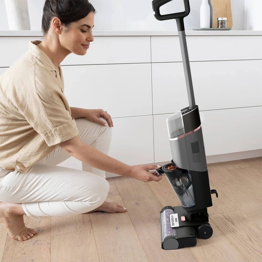 Shark HydroVac 500ml Cordless Hard Floor Vacuum Cleaner - Charcoal Grey | WD210UK