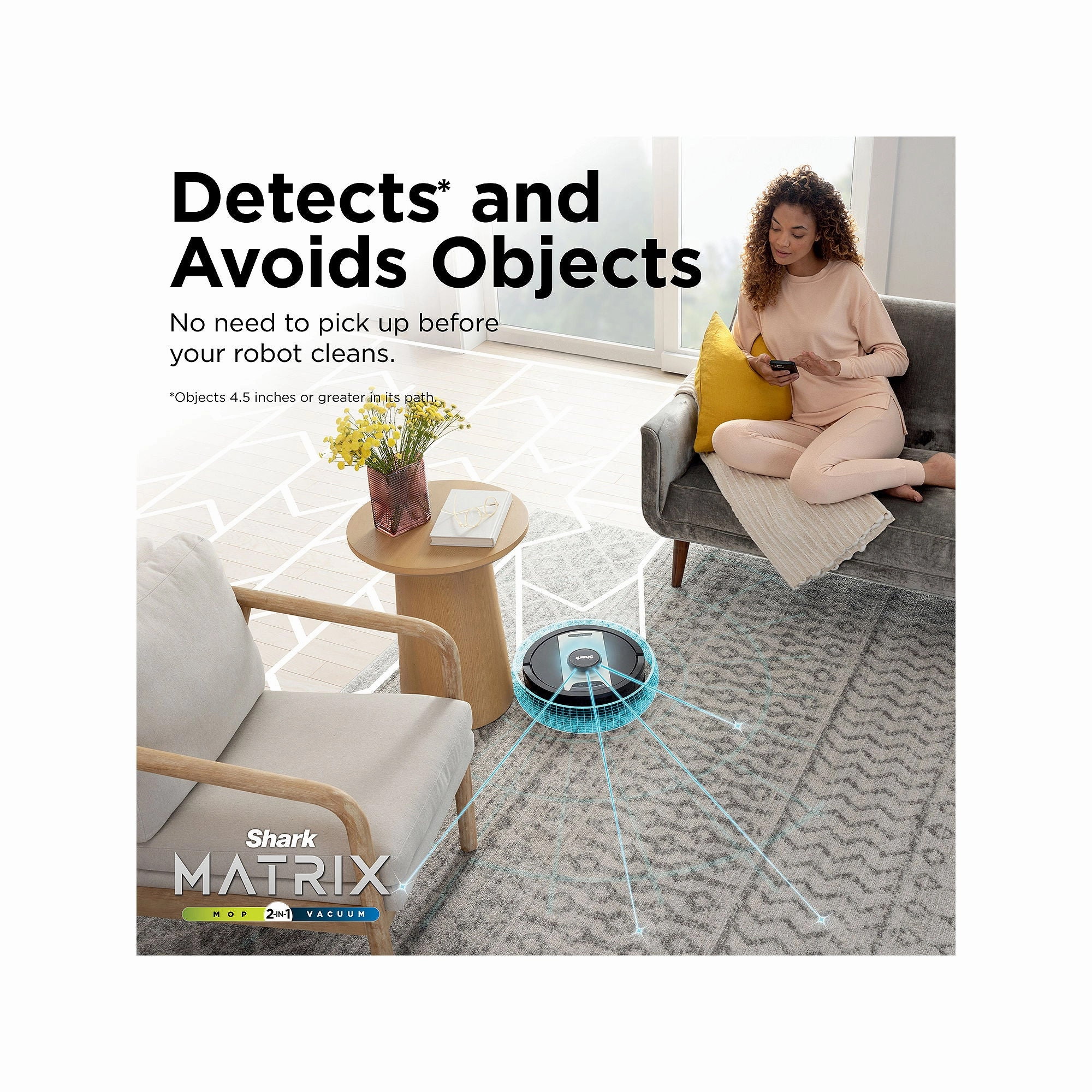 Shark Iq 2-In-1 Robotic Vacuum RV2410WD - BLACK ONE SIZE