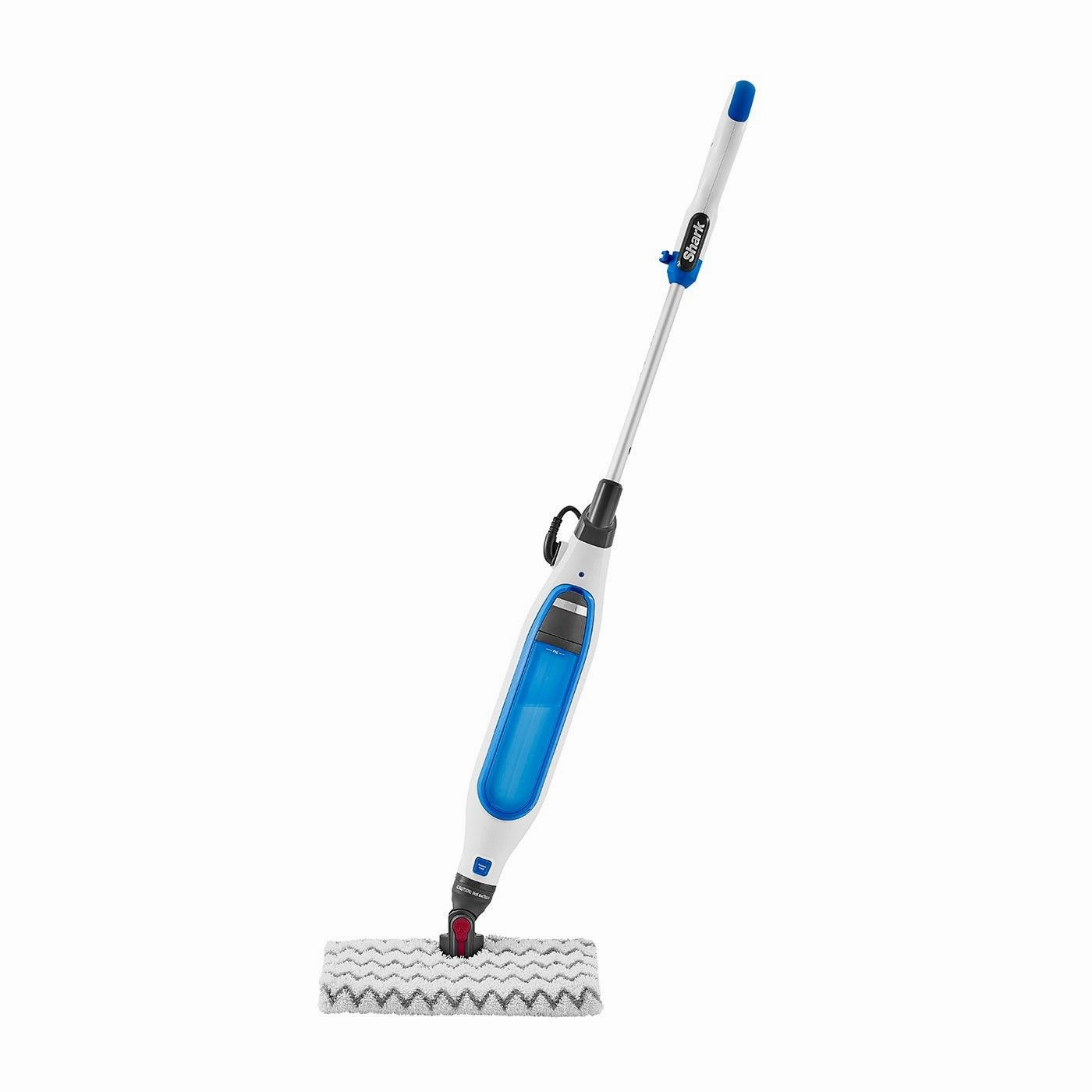Shark Klik and Flip Manual Steam Pocket Mop - White & Blue | S6001UK