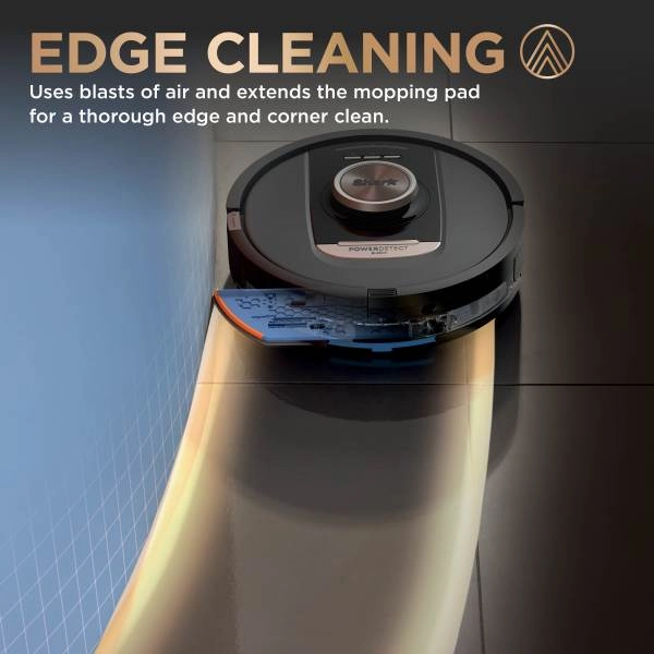 Shark PowerDetect NeverTouch Pro Robot Vacuum Cleaner & Mop with Self-Empty Station - Black | RV2800ZEUK