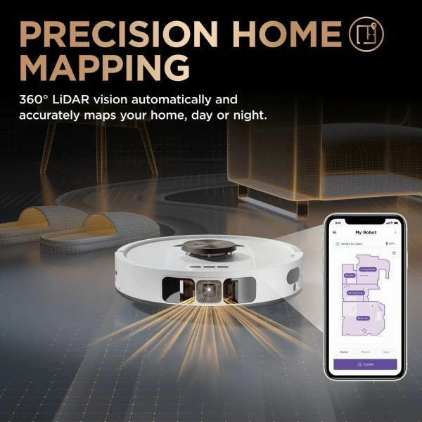 Shark PowerDetect NeverTouch Pro Robot Vacuum Cleaner & Mop with Self-Empty Station - White | RV2800ZEUKWH