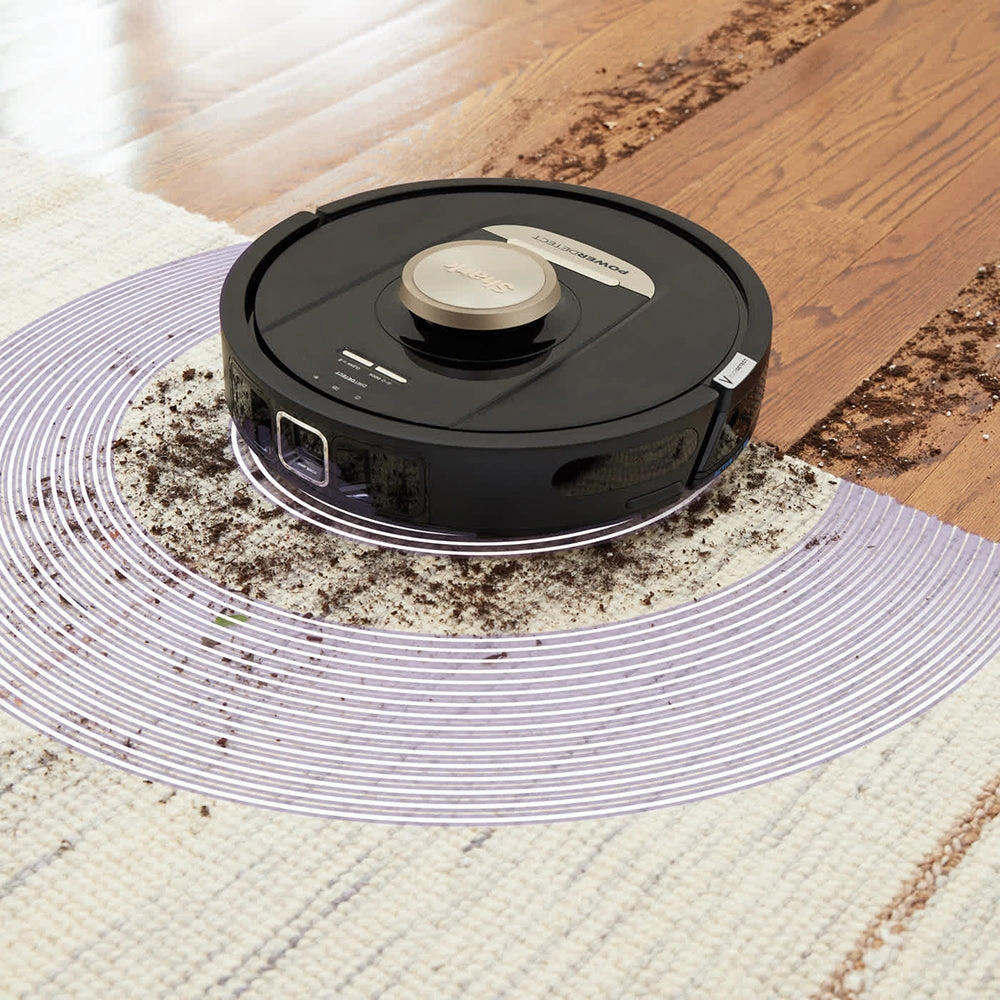 Shark PowerDetect Robot Vacuum Cleaner with Self-Empty Station - Black & Champagne | RV2820VEUK
