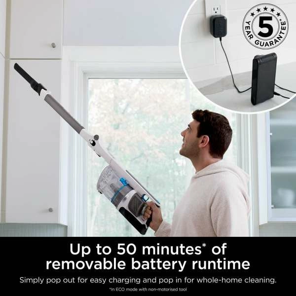 Shark PowerPro Pet Cordless Stick Vacuum - Java Metallic | IZ380UKT