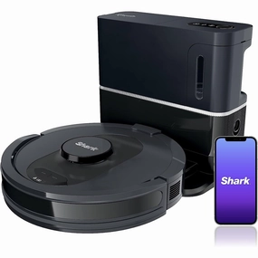 Shark R-AV2501S HEPA Self-Empty Base AI Robot Vacuum Black Certified Refurbished