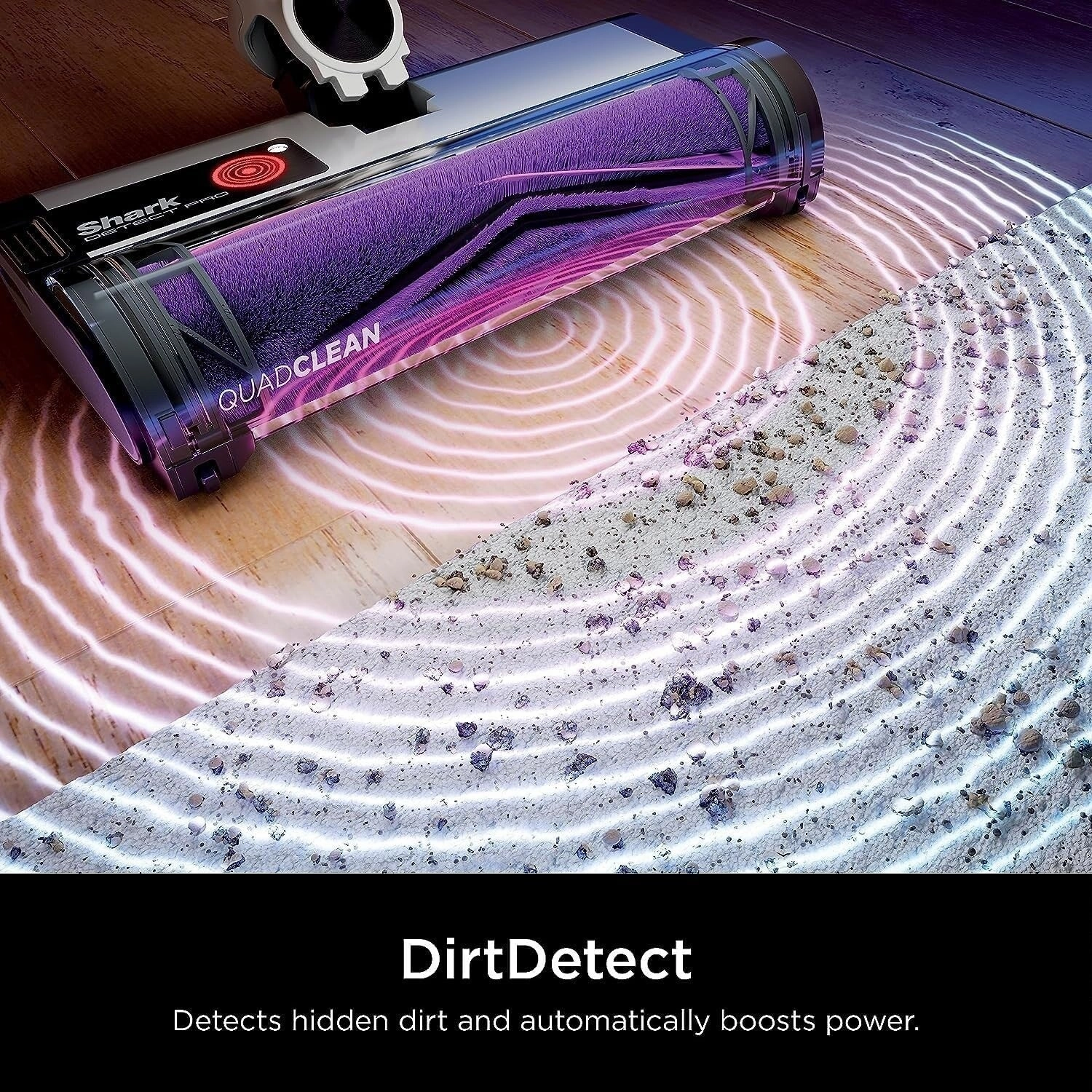 Shark R-IW1615QBL Detect Pro Cordless Stick Vacuum Blue Certified Refurbished