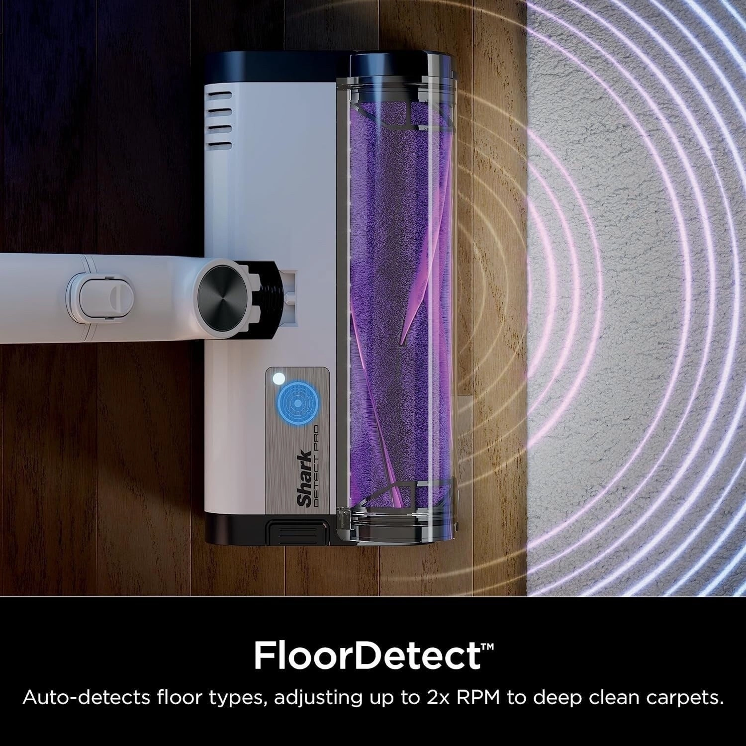 Shark R-IW1615QSL Detect Pro Cordless Stick Vacuum Silver - Certified Refurbished