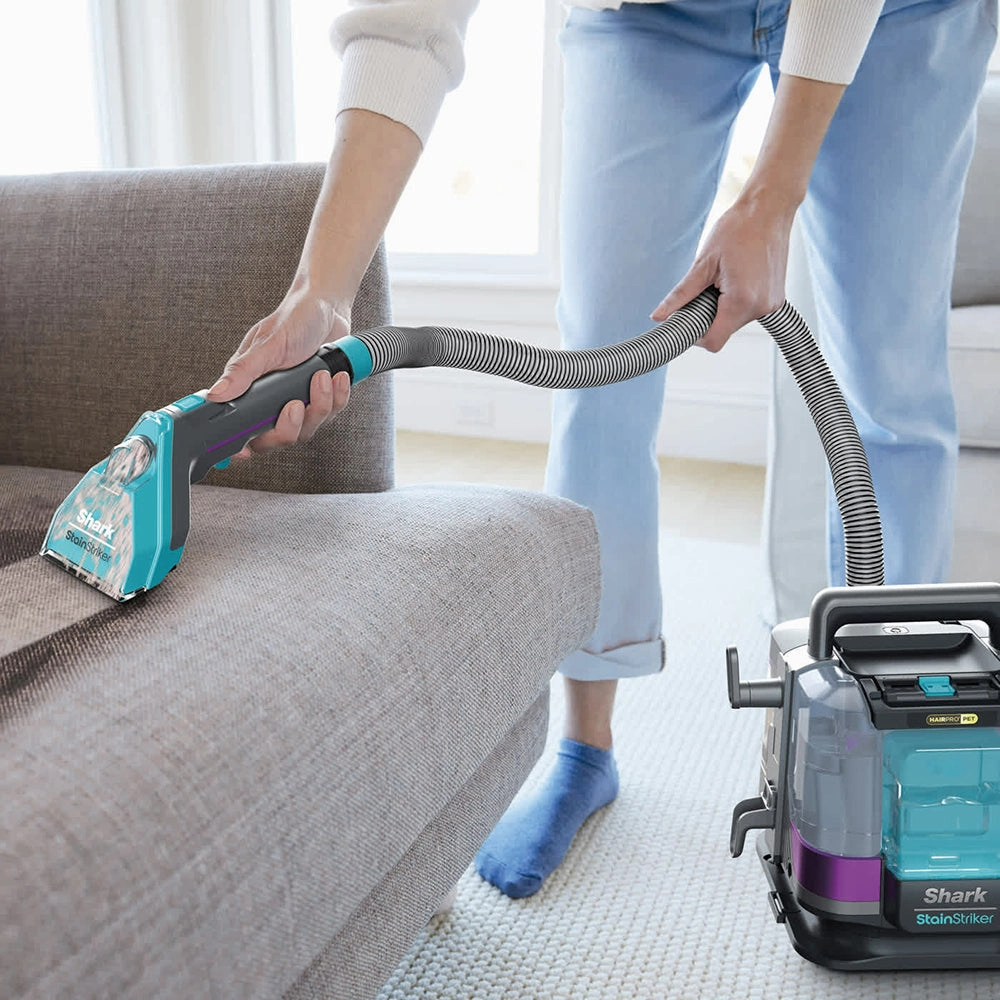 Shark StainStriker HairPro Pet Stain & Spot Vacuum Cleaner - Dark Silver & Force Fuscia | PX250UKT