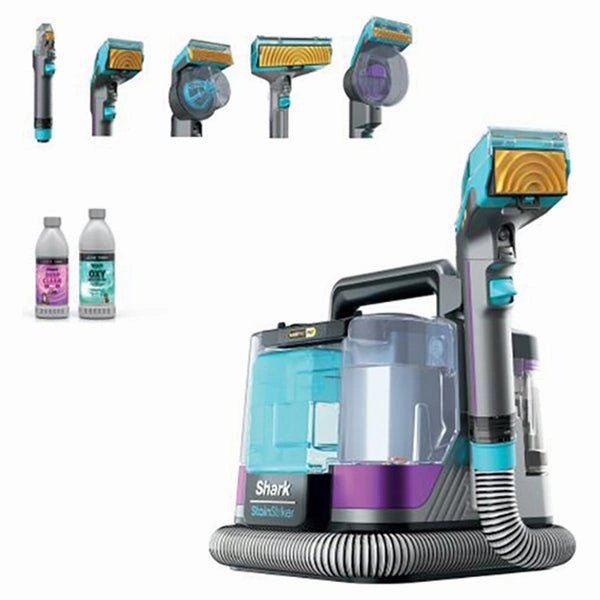 Shark StainStriker HairPro Pet Stain & Spot Vacuum Cleaner - Dark Silver & Force Fuscia | PX250UKT