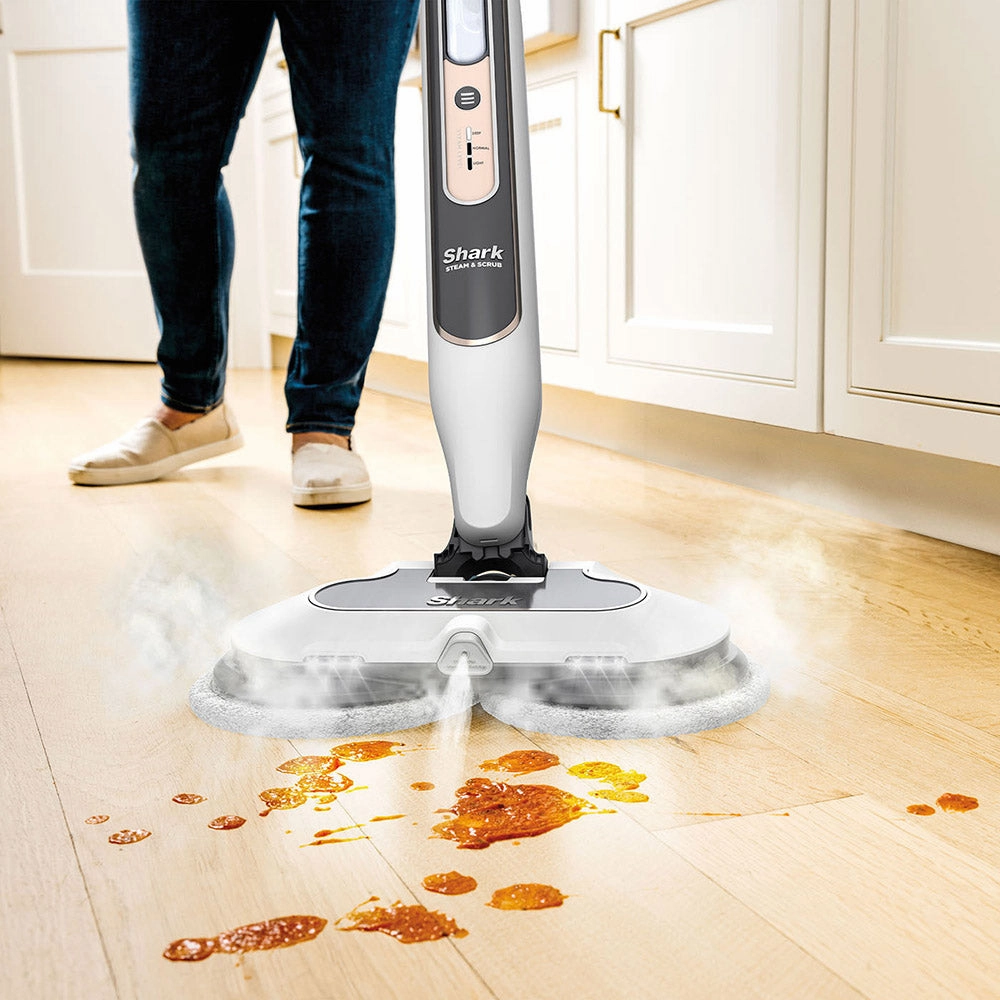 Shark Steam & Scrub Automatic Steam Mop - White & Grey | S8201UK