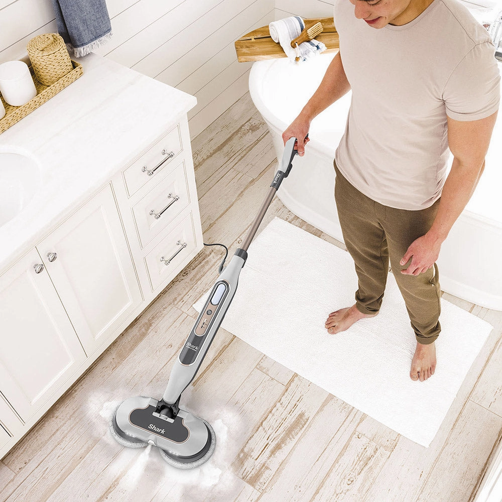 Shark Steam & Scrub Automatic Steam Mop - White & Grey | S8201UK