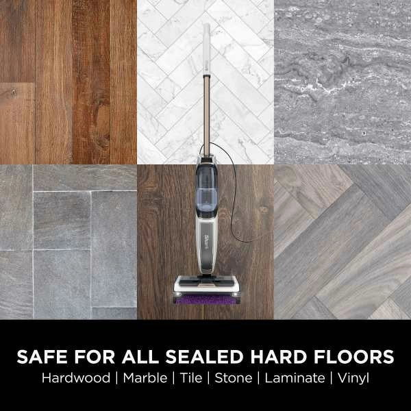 Shark SteamPickUp Bagless Hard Floor Vacuum Cleaner - White | SD200UK