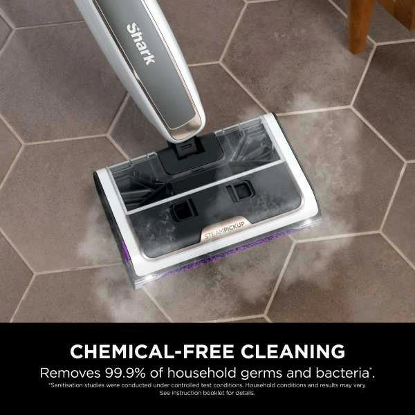 Shark SteamPickUp Bagless Hard Floor Vacuum Cleaner - White | SD200UK