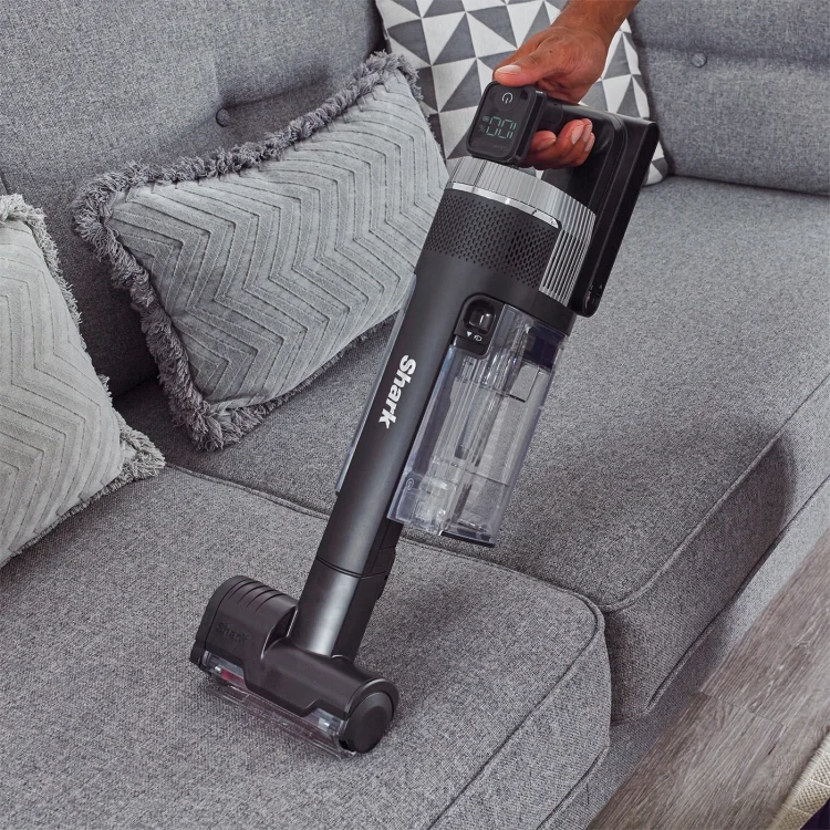 Shark Stratos 0.7L Anti Hair Wrap Plus Pet Pro Cordless Vacuum Cleaner - Charcoal Grey & Silver | IZ420UKT