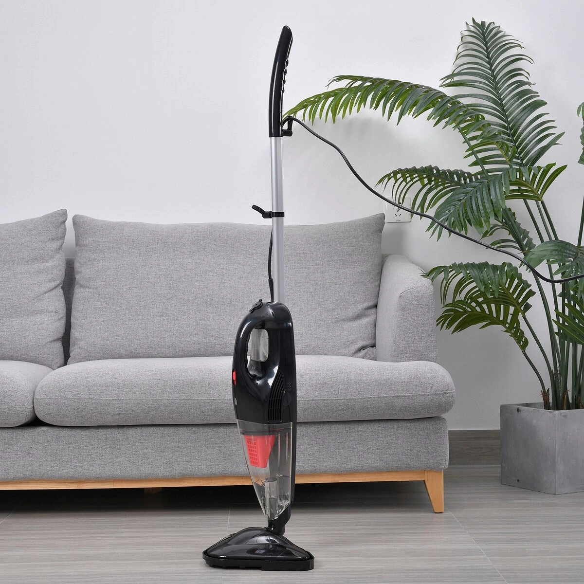 Shop lc Shop LC HOMESMART White Handheld Compact Wet Dry Vacuum Steam Cleaner - Medium