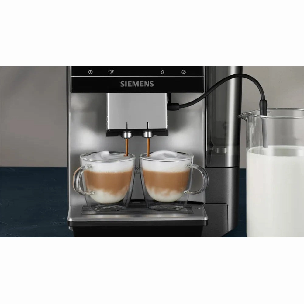 Siemens EQ700 Bean to Cup Coffee Machine - Black & Haze | TP715GB1