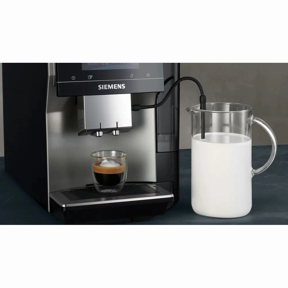Siemens EQ700 Bean to Cup Coffee Machine - Black & Haze | TP715GB1